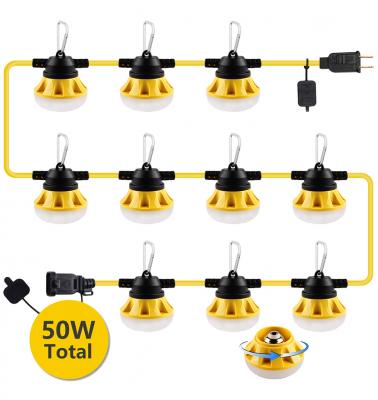 temporary work string lights  E26/E27 base string lights for construction