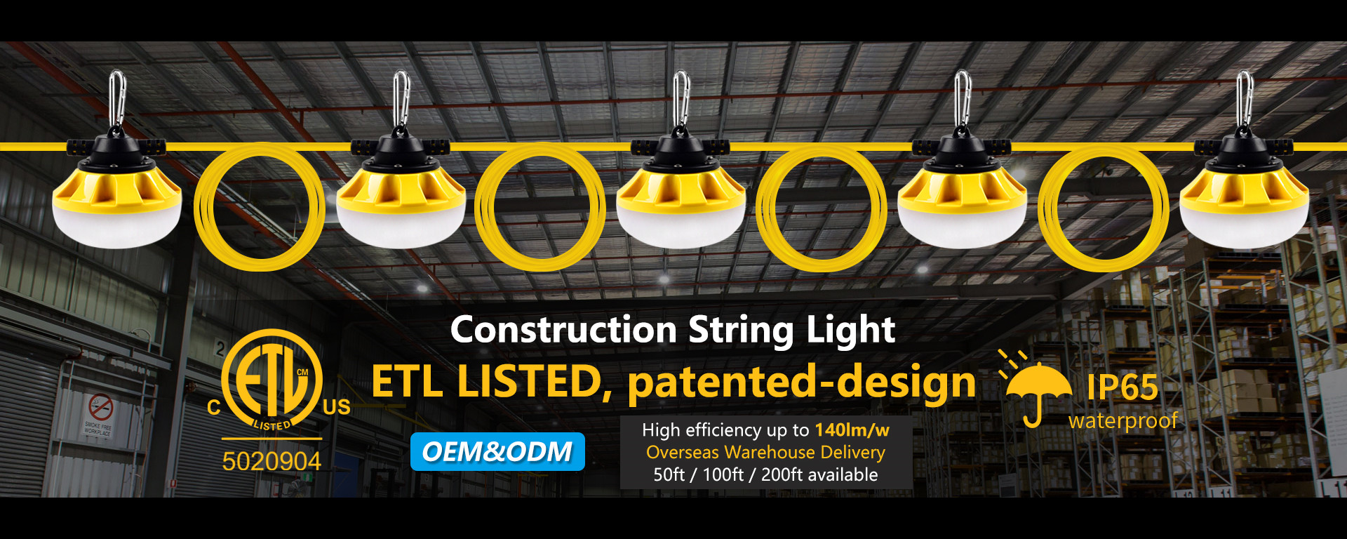 construction string light
