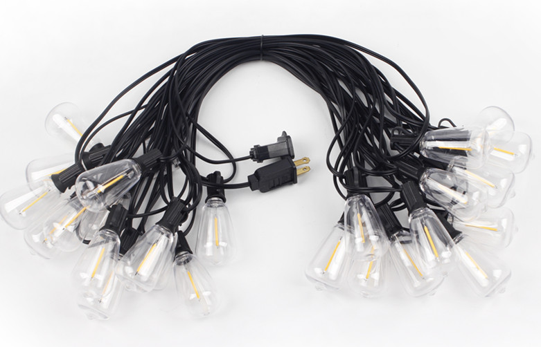 ST38 outdoor string light US plug in end to end connectable string light detail